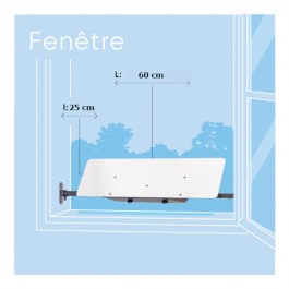 Réflecteur de lumière pour fenêtre - 60x25