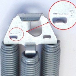 Ressorts n°7 Novoferm en acier 80026005 pour porte de garage basculante