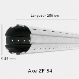 Axe ZF 54 mm de diamètre et 2.5 m de long
