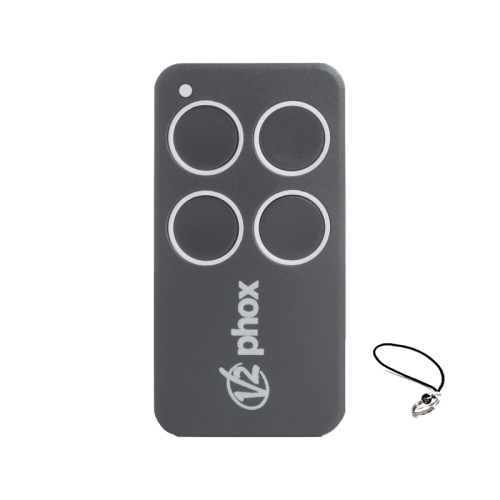 Télécommande V2 PHOX4-433 à 4 boutons pour porte de garage sectionnelle ou enroulable