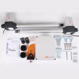 Kit motorisation pour Portail battant électrique PVC blanc ETRETAT