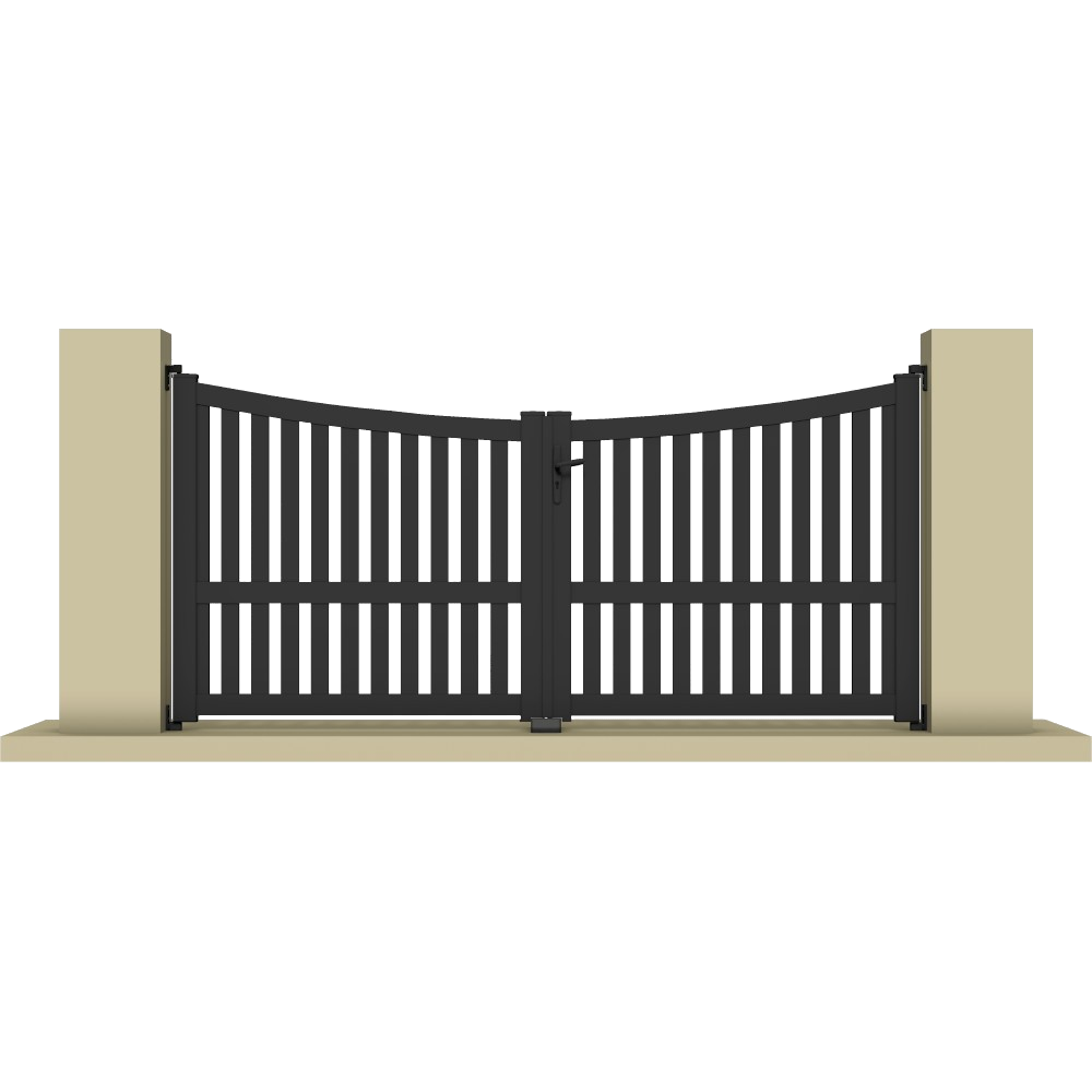 Portail battant aluminium sur-mesure GOM