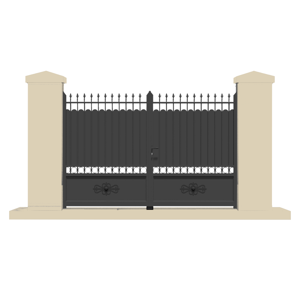 Portail battant aluminium sur-mesure LANG