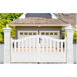 Portail battant PVC sur-mesure Brest Galbé