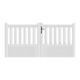 Portail battant PVC standard ETRETAT blanc
