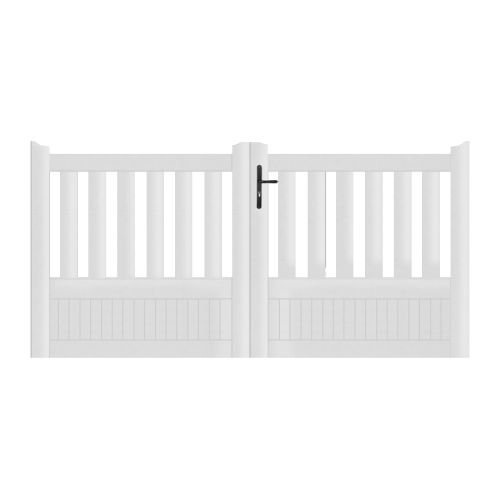 Portail battant PVC standard ETRETAT blanc
