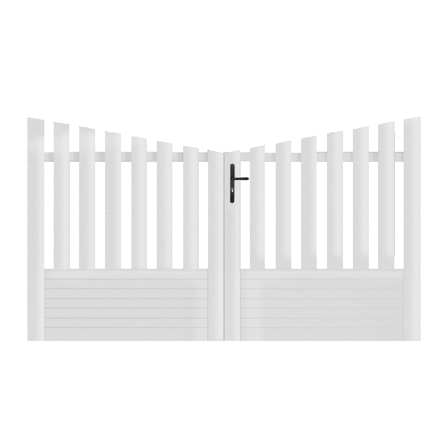 Portail battant PVC sur-mesure Alençon - Concave