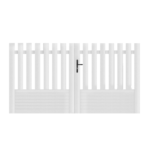 Portail battant PVC sur-mesure Alençon - Droit