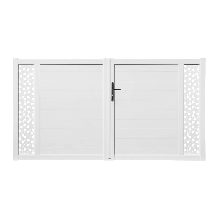 Portail battant PVC sur-mesure Arles Décor Carré