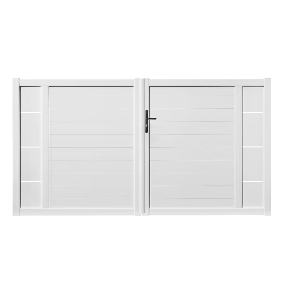 Portail battant PVC sur-mesure Arles Décor Insert