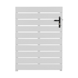 Portillon PVC sur mesure Lyon (poignée à droite)