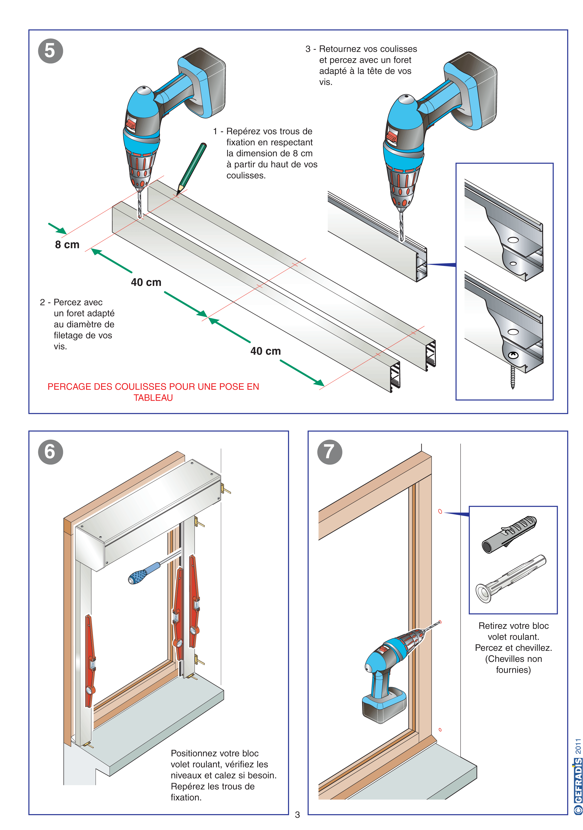 montage volet roulant porte d’entrée sur mesure avec serrure