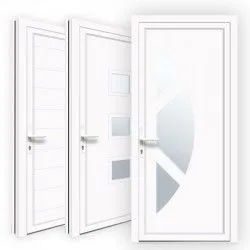 portes d'entrée design blanc