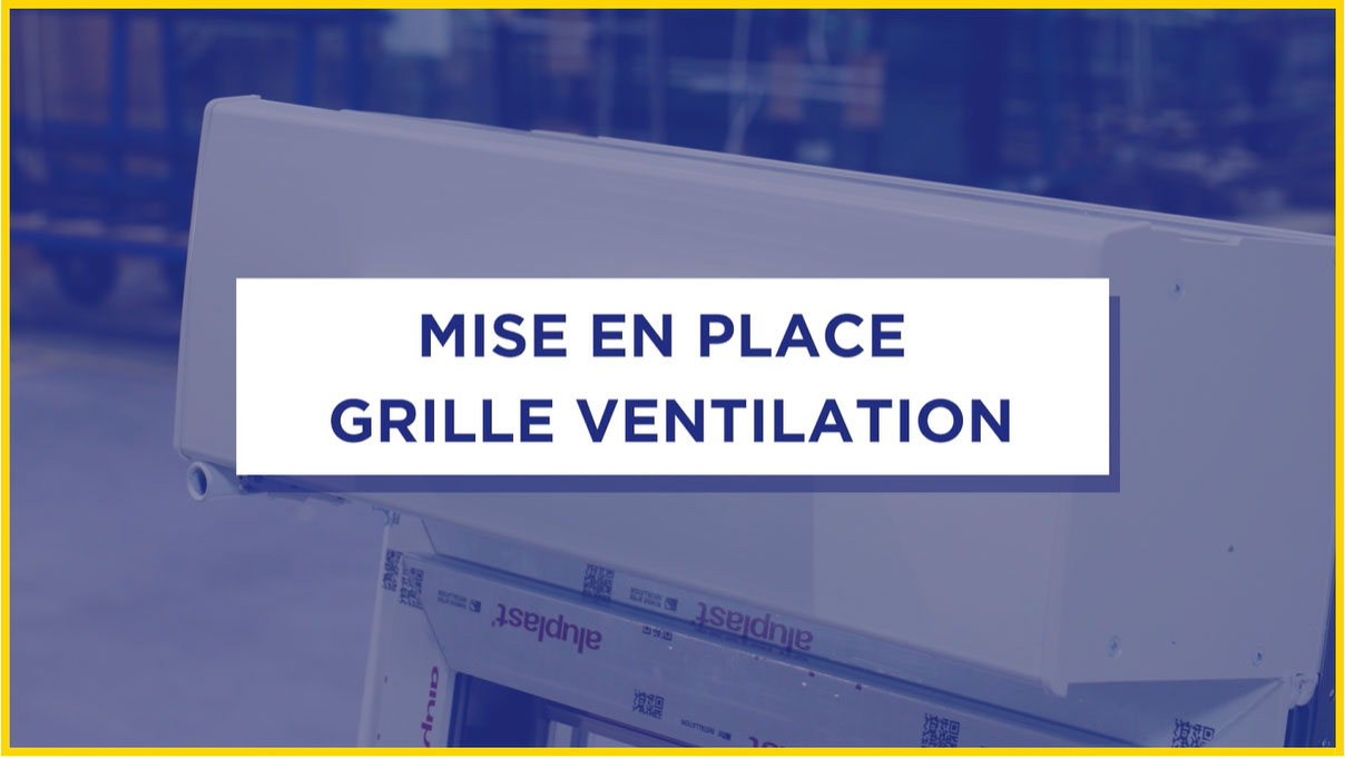 Tutoreil comment mettre en place une grille de ventilation sur un coffre de volet roulant