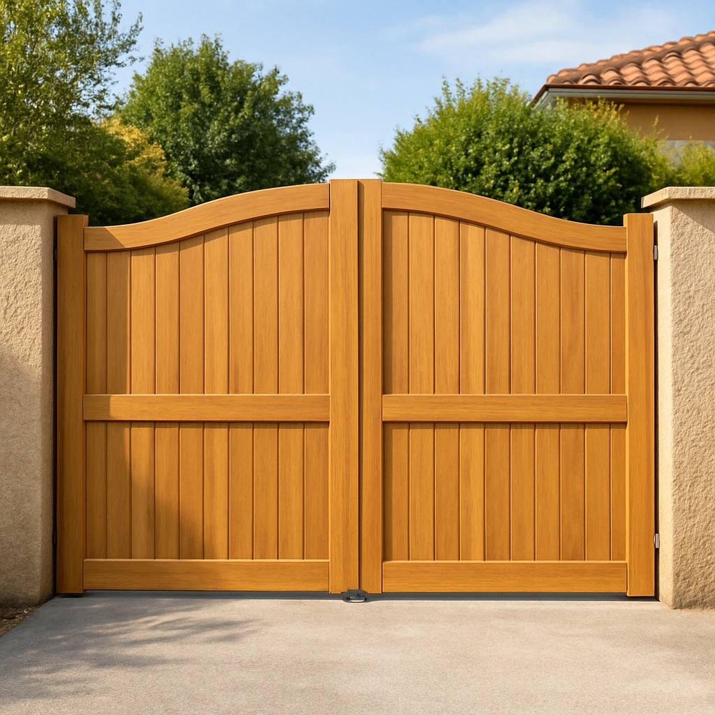 Traiter un portail bois