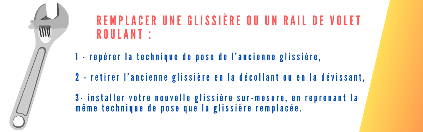 changer coulisse volet roulant soi meme