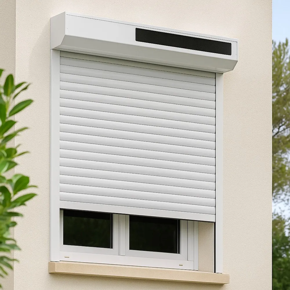 Volet Roulant Solaire PVC Rénovation (moteur SOMFY RS100 Solar io) Volet Roulant Solaire PVC Rénovation (moteur SOMFY RS100 Solar io)