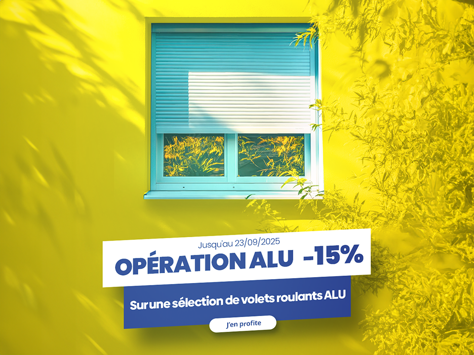 volet roulant motorisé aluminium