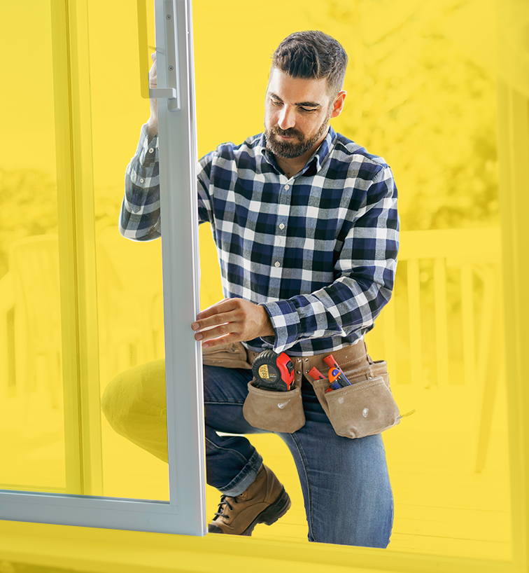 Pose par un professionnel