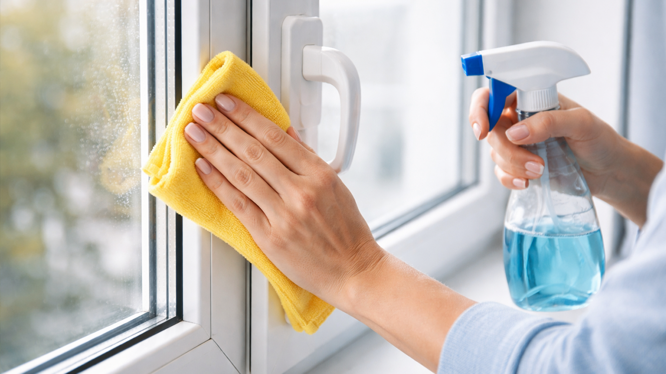 Comment nettoyer une fenêtre en PVC ?