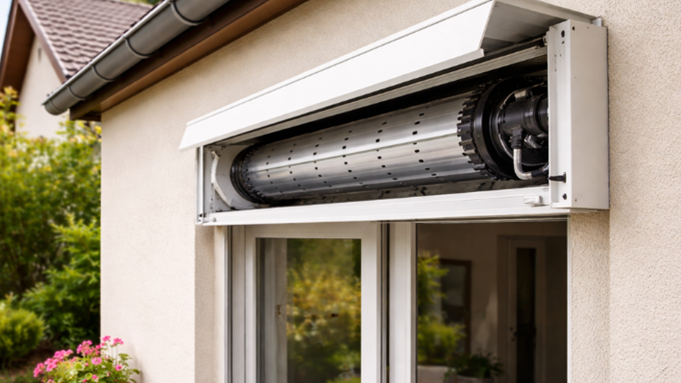 Comment ouvrir le coffre de mon volet roulant ?