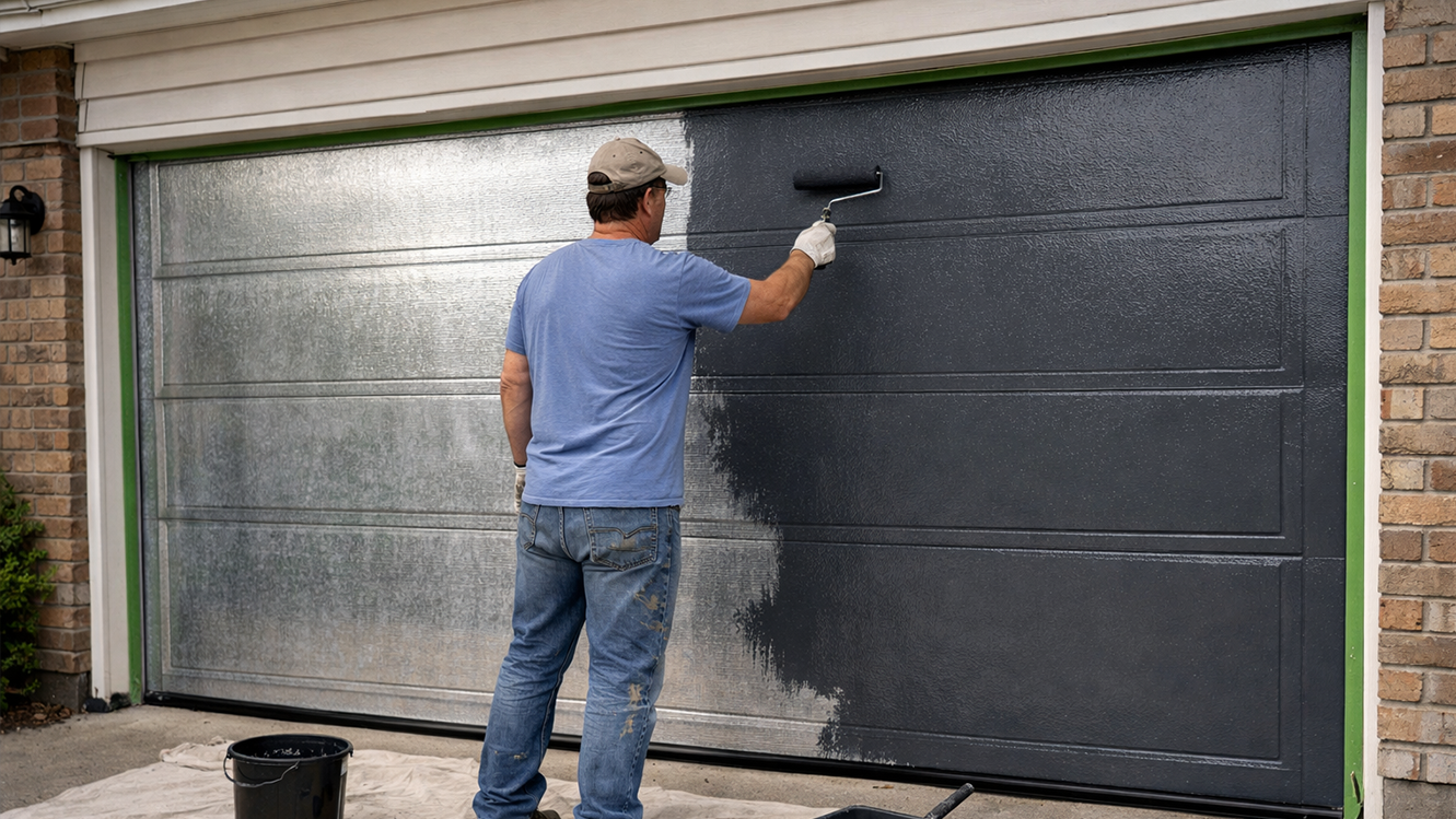 Comment peindre sa porte de garage en acier galvanisé ?