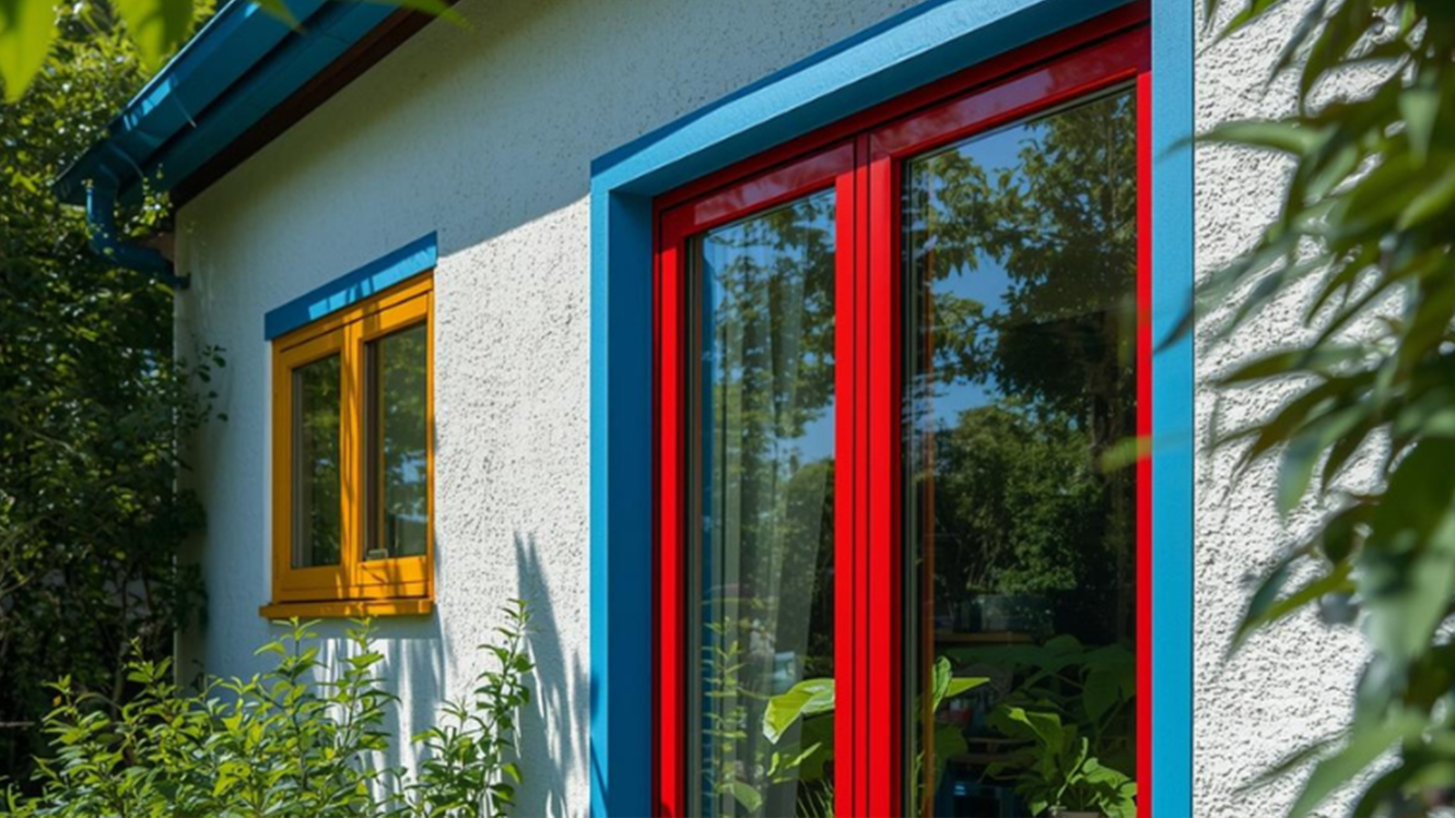 Menuiserie PVC 2 couleurs et laquage : osez la couleur !