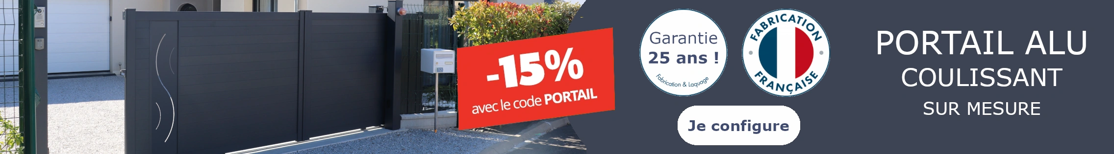 -15% sur les portails coulissants