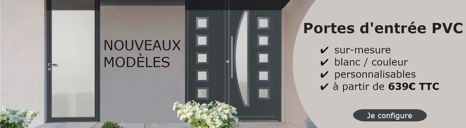 Portes d'entrées personnalisables